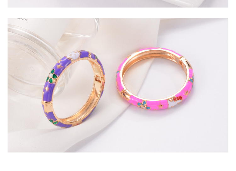 Bắc kinh cloisonne vòng tay vòng tay của trẻ em phim hoạt hình men mạ vòng đeo tay hello kitty trẻ em nhỏ vòng đeo tay