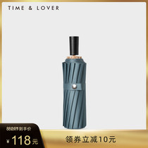 TIMELOVER sun umbrella 16 bone retro wind and rain umbrella sunscreen and anti-ultraviolet sun umbrella dual-use sun umbrella female