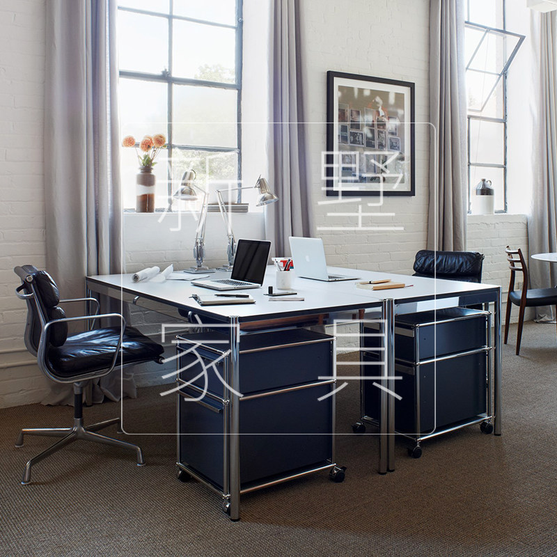 Nordic Minimalist Office Computer Desk Light Extravagant Desk Ins Nets Red Live Table Stainless Steel Glass White Table