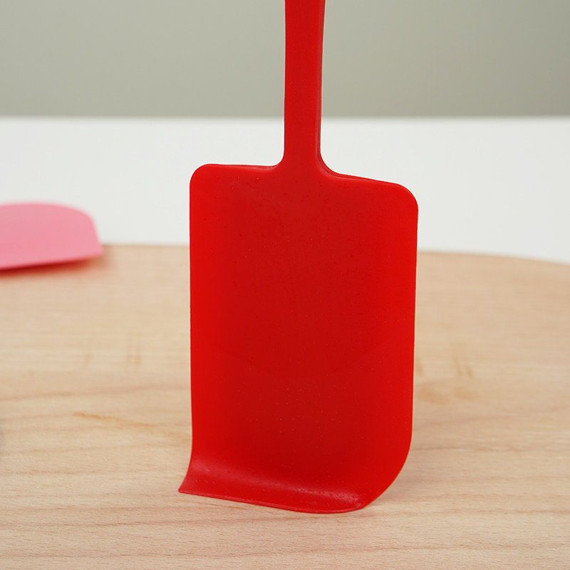 Baking High-Temperature Resistant Large Silicone Spatula for Mixing Cream, Integrated Long-Handled Sauce Spreader, Soft Scraper for Commercial Use