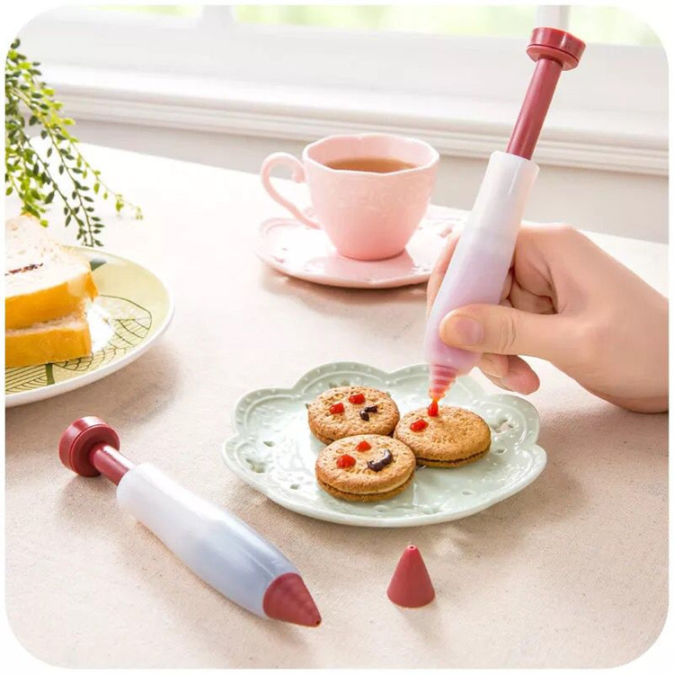 Cake pen silicone chocolate pen food writing pen framed flower pen jam painting brush