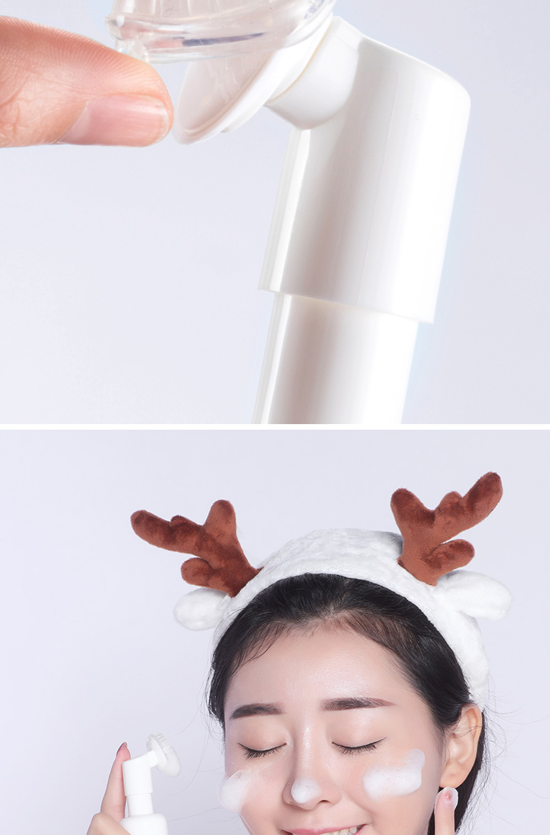 Momoup đẩy loại bọt tạo bọt rung bọt mousse bọt massage công cụ làm sạch da mặt - Các công cụ làm đẹp khác gel kích mí