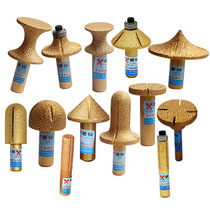 Knife clear bottom ceramic grinding head marble knife stone fairy brazing material milling cutter gong diamond engraving machine pebbles