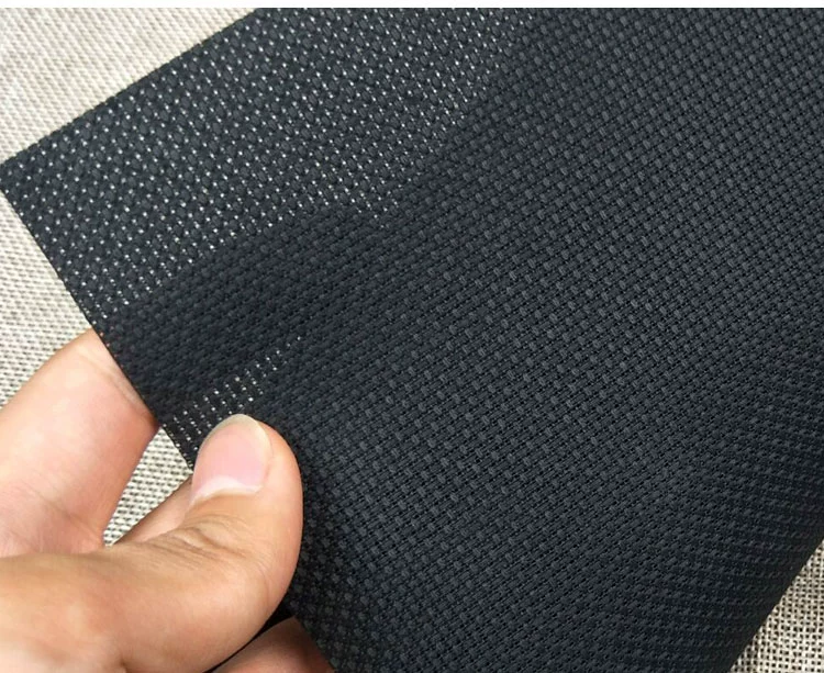 14ct vải khâu khâu tế bào nhỏ màu đen vải bông kẻ sọc cộng với hai cổ phiếu trong đế vải thêu trống - Công cụ & phụ kiện Cross-stitch