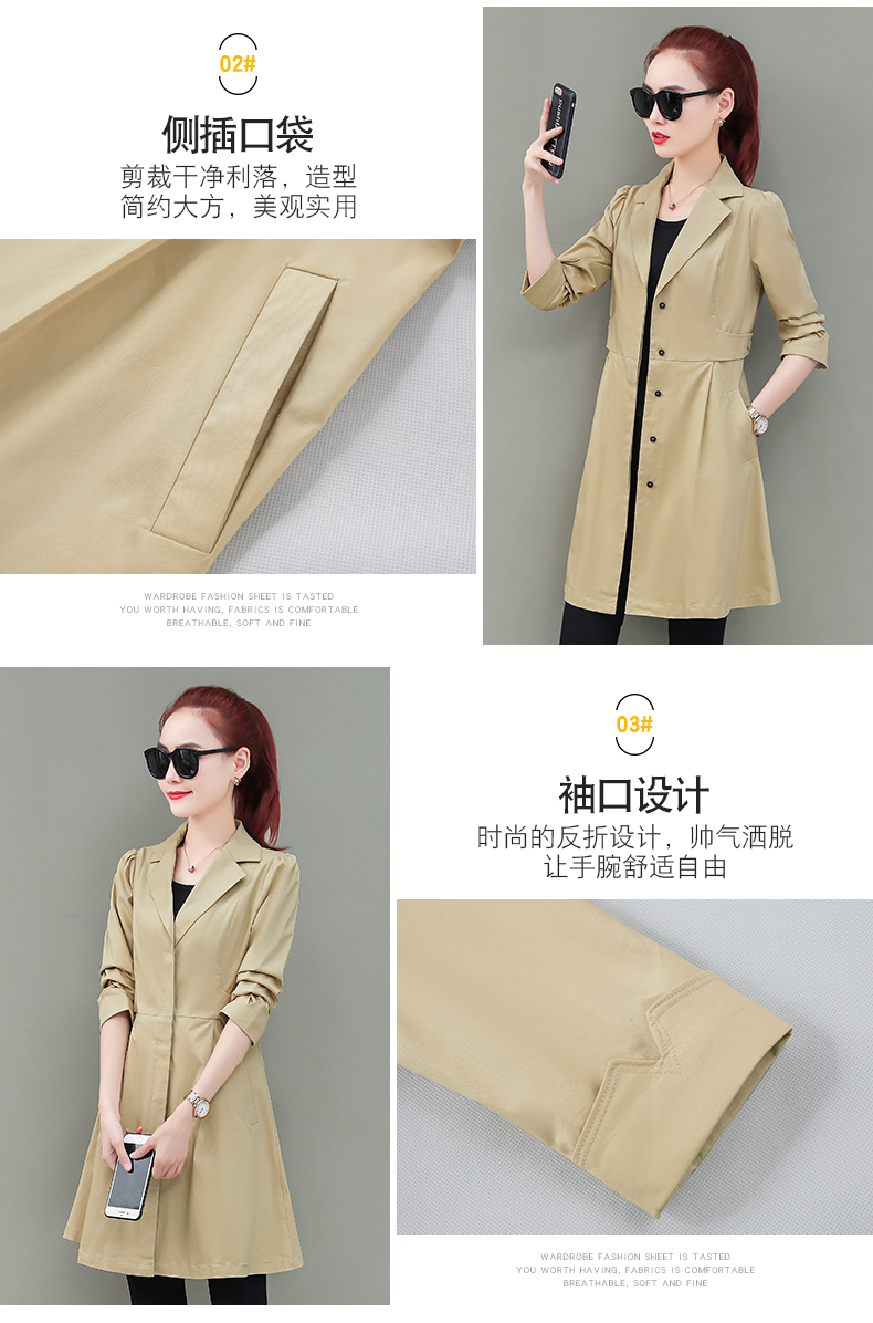 Trench pour femme      en Polyester - Ref 3227462 Image 11
