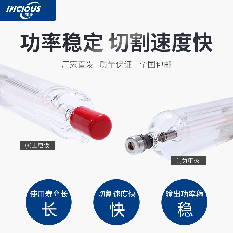 Beijing Hotspur laser tube 90W 100W 130W 130W cutting engraving machine W2 W4 W6 reci glass tube