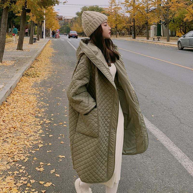 Quilted Cotton Jacket for Women, Mid-Length, 2026 Autumn and Winter New Style, Korean Version, Loose and Lightweight, down Cotton Coat for Petite Women Quilted Cotton Jacket for Women, Mid-Length, 2026 Autumn and Winter New Style, Korean Version, Loose and Lightweight, down Cotton Coat for Petite Women