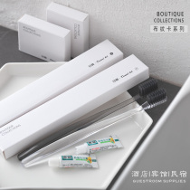 Cloth Card Hotel Homestay Disposable High-end Hotel Wash Set Toothpaste Toothpaste Toothpaste Toothpaste Toothpaste Two-in-One