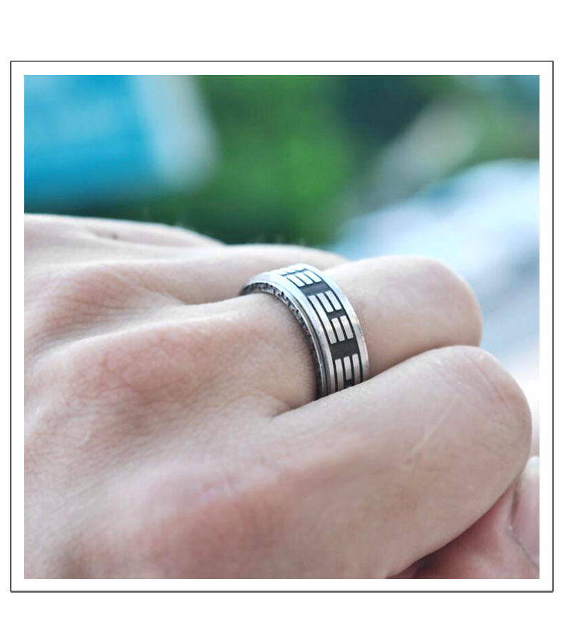 Bague homme en Acier au titane - Ref 3087294 Image 23