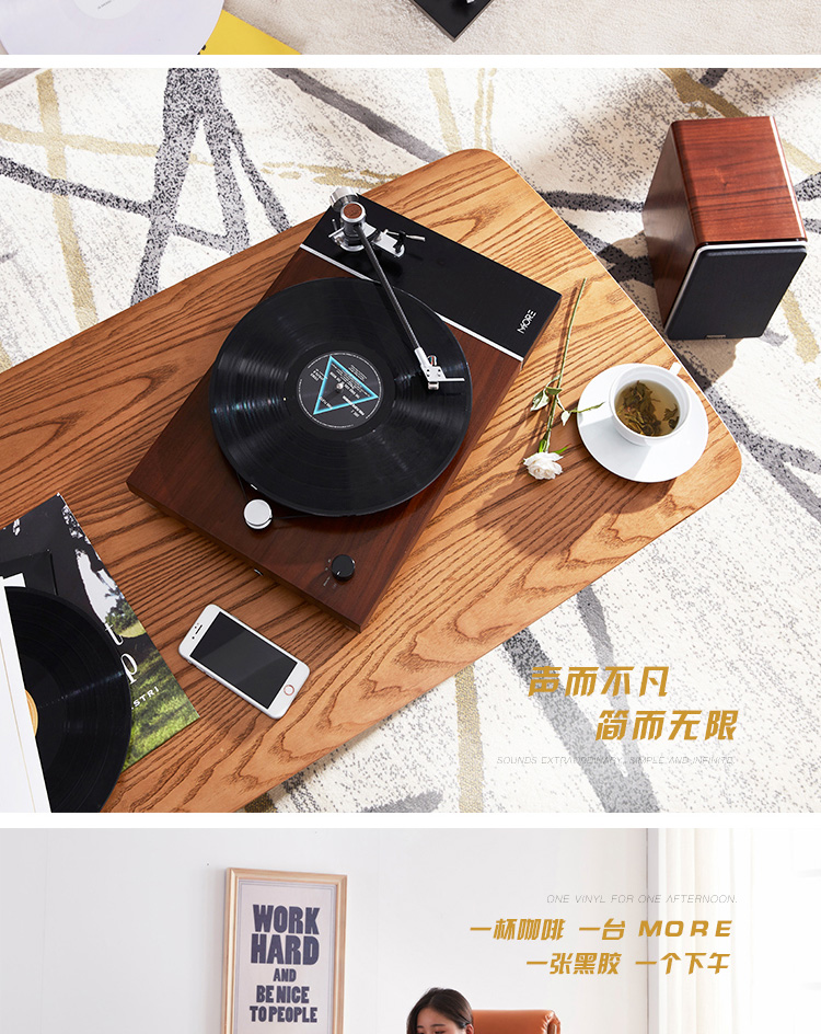 đầu đĩa than clearaudio concept	 Jasmine THÊM máy ghi âm LP vinyl máy ghi âm Loa thông minh hifi Bluetooth âm thanh hiện đại - Máy hát 	đầu đĩa than audio technica at-lp3