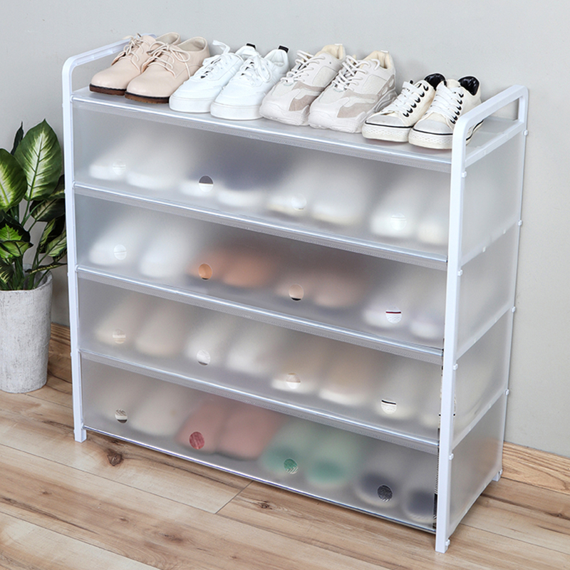 Shoe rack Easy doorway Home Economy Type of room good-looking shoe rack Sub-layer Dormitory Shoe Cabinet Dust-proof containing deity