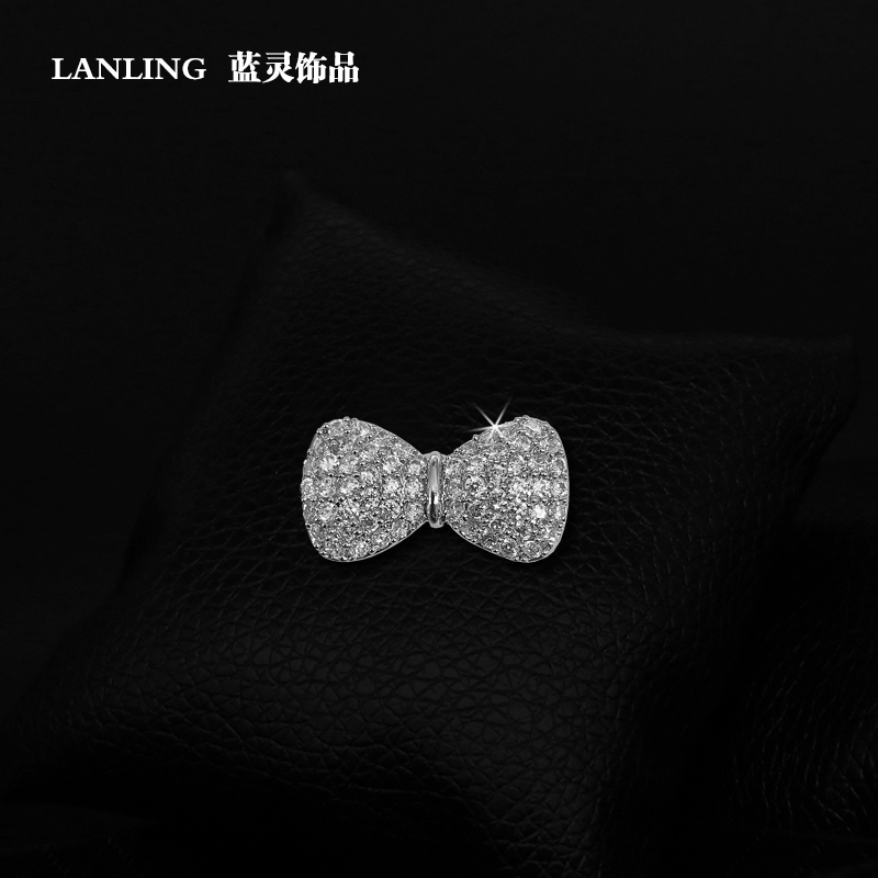 100 hitch butterfly knot small brooch woman coat collar anti-light safety pin mini chest flower neckline pin collar buttoned skirt accessories