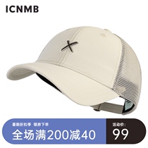ICNMB mens hat summer breathable mesh cap Female summer shade net hat Korean version wild baseball cap ins