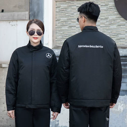 Mercedes Benz, зимний комбинезон, куртка, увеличенная толщина