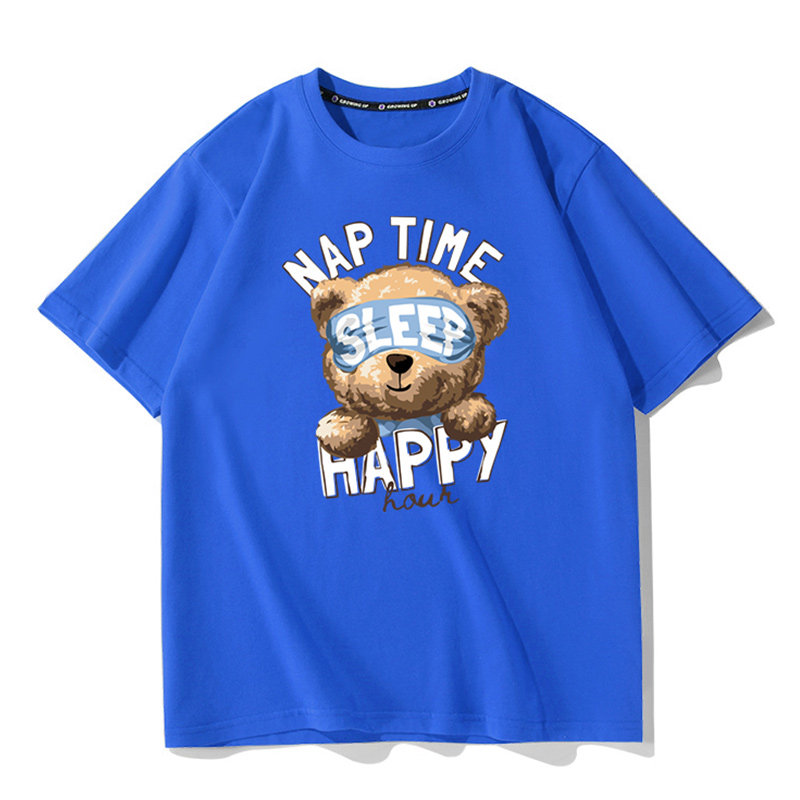 Fat Boy Short Sleeve T-shirt Boy Gats Up More Summer Children Great Size Tide Card Boy Dress CUHK Child Summer Clothing Half Sleeve Cotton