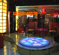 Lifting stage rotating mobile remote control wedding bar song disco hall nightclub performance Square car Booth