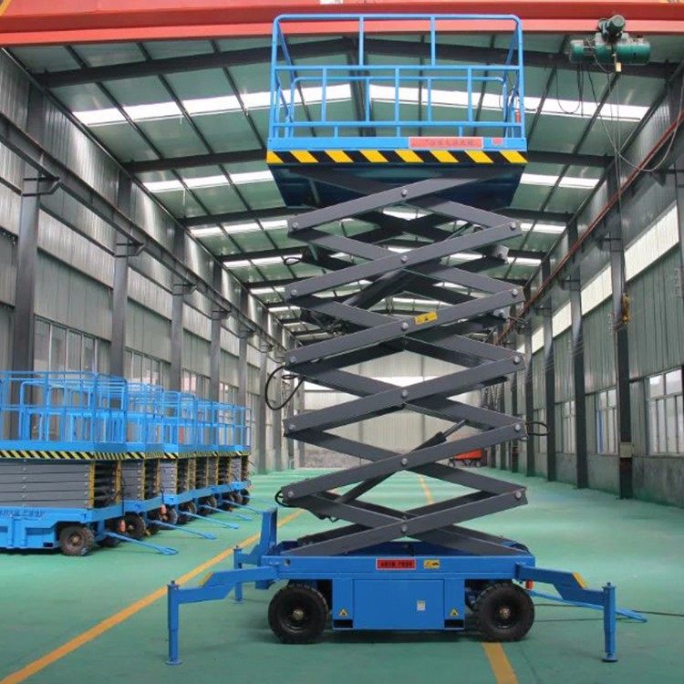 Mobile fixed scissors electric hydraulic vehicle trailer walks high altitude operation lift platform cargo lift