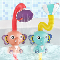 Baby bath toys baby baby children bathroom water spray water swimming electric elephant shower head boy girl