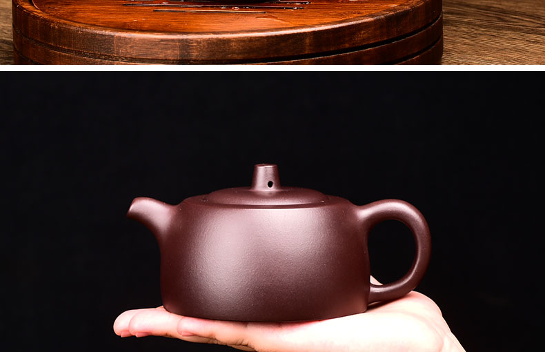 Shadow at yixing it checking kung fu tea set undressed ore well purple clay bar pot teapot 200 cys