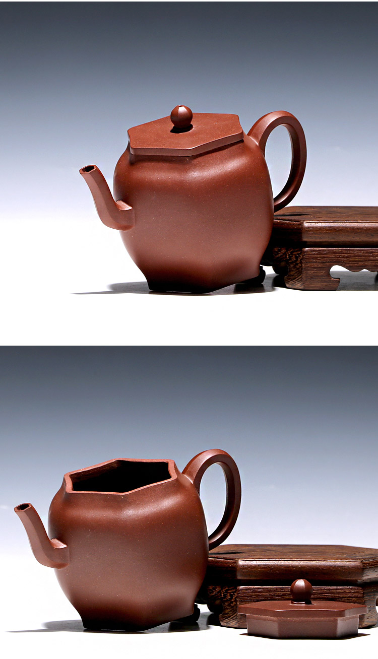 Yixing masters shadow enjoy 】 【 TaoJianChun manual it undressed ore 200 CCCT six - party purple clay teapot tea service