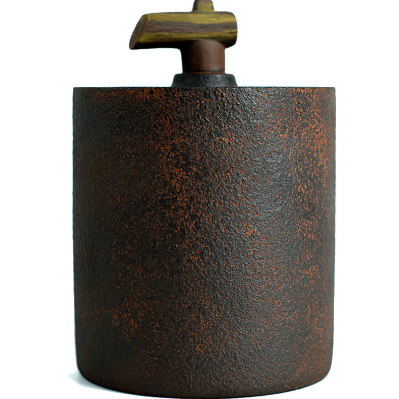 Shadow enjoy undressed ore clay rust glaze thick clay POTS dry storage tank is sealed as cans of tea accessories receive gift as cans