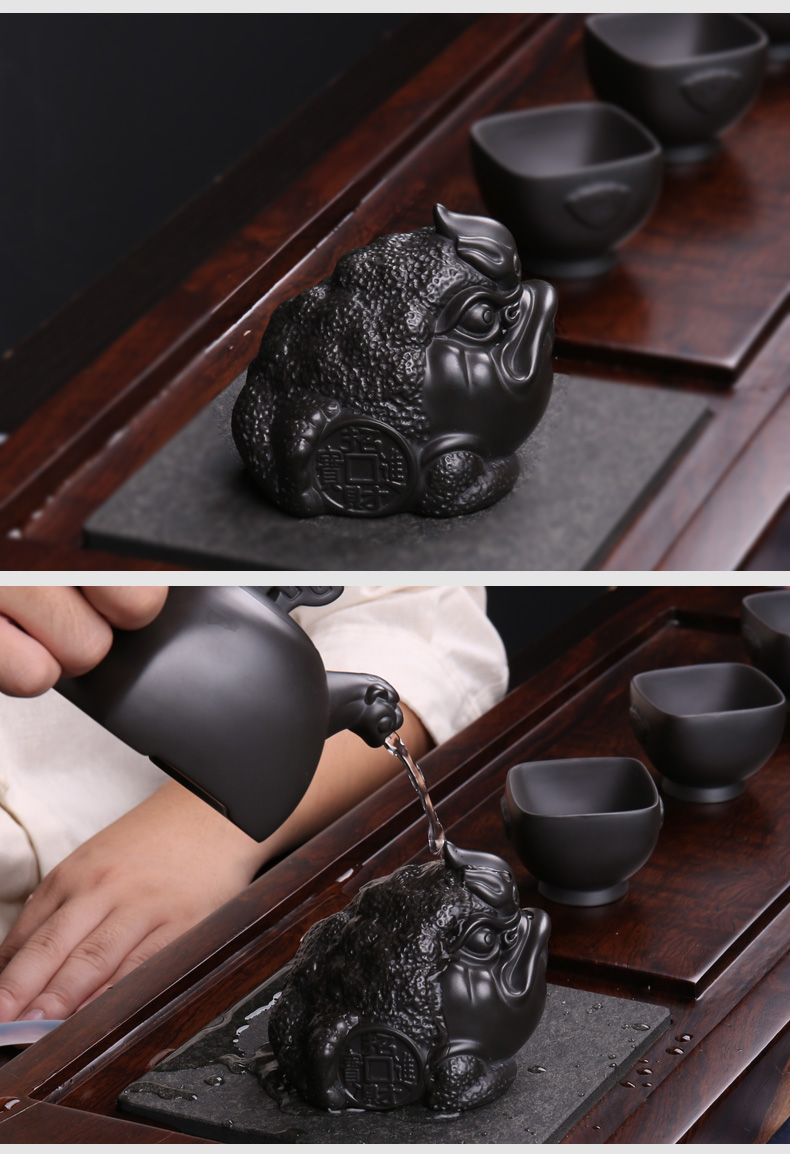 Shadow enjoy kung fu tea set spare parts play purple sand tea furnishing articles spittor office BLT home decoration