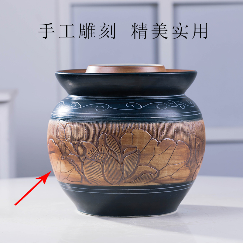 The Pickle jar earthenware Pickle jar home sichuan pickled pickles pickles pickles pickles jar cylinder salted duck dense eggs