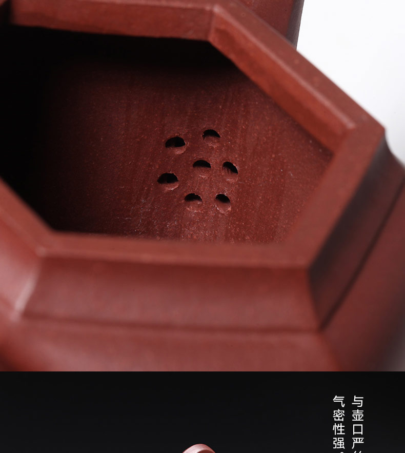 Shadow at yixing are it by pure manual household kung fu tea six - party Buddha 's light YMQX purple clay