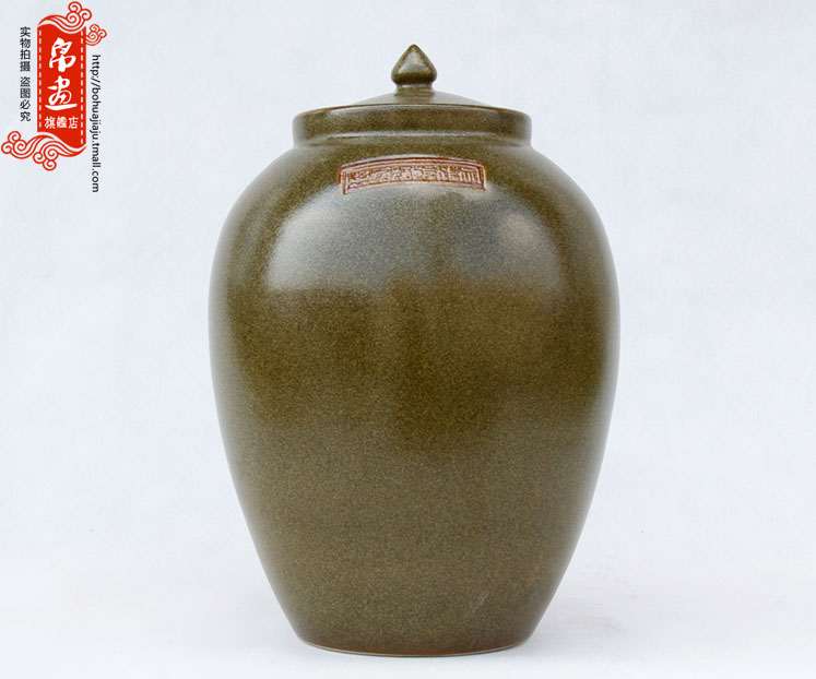 Shadow enjoy | jingdezhen ceramics up porcelain tea caddy fixings tea at the end of the cylinder home furnishing articles teahouse JH
