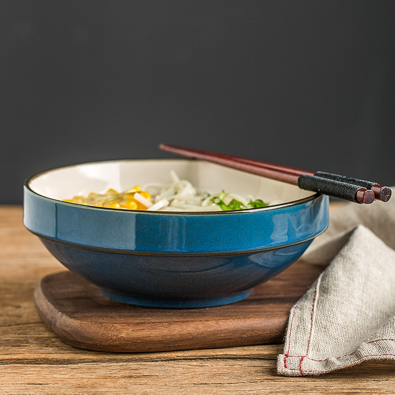Nordic ins tableware, ceramic bowl creative move household jobs rainbow such as bowl bowl large mercifully rainbow such to use individual students