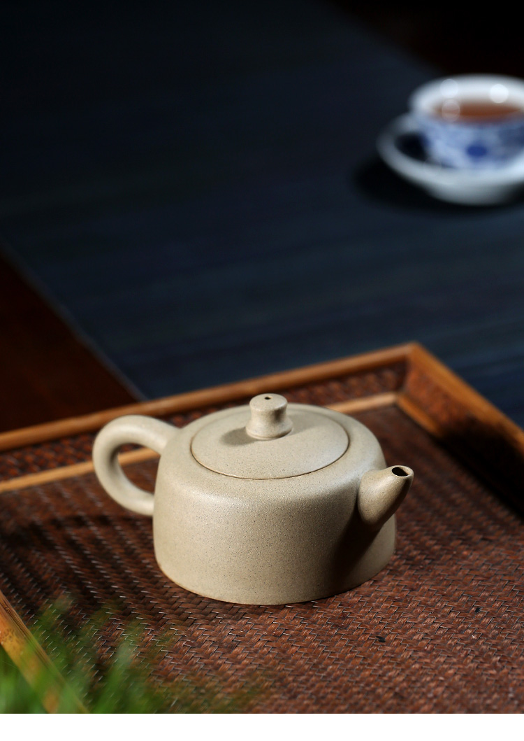 【 】 violet arenaceous pure manual it suit the teapot Wu Hongcai red one dragon mud horizon pot