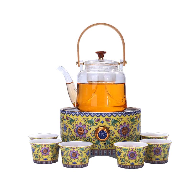 Shadow at the heat - resistant glass tea pot cooking kung fu tea set tea, black tea, the tea, the electric TaoLu household tea stove TF