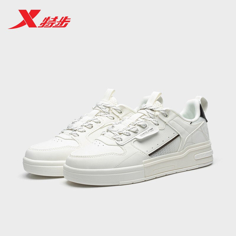Xtep Men's Shoes Skateboard Shoes 2022 Summer New Lightweight Soft Sole Casual Shoes Urban All-match Student Trendy Sports Shoes