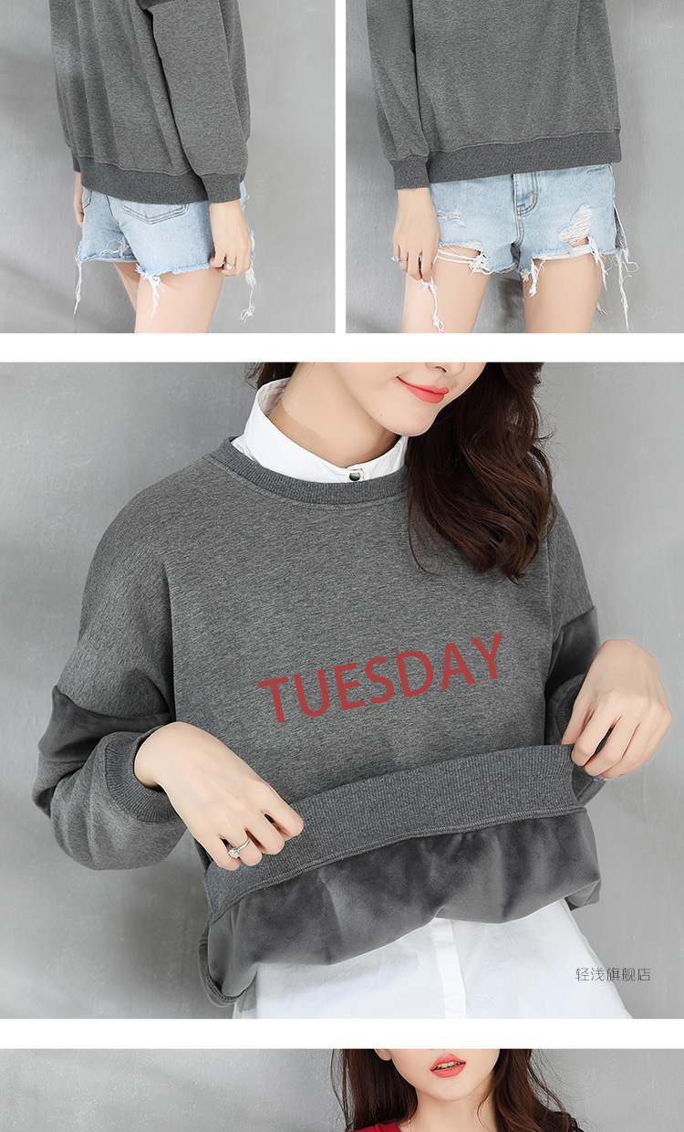 Sweatshirt femme en Coton - Ref 3216926 Image 15