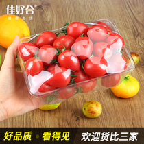 Disposable fruit box without cover one pound plastic transparent strawberry packaging box ship-shaped star anise food-grade packaging box