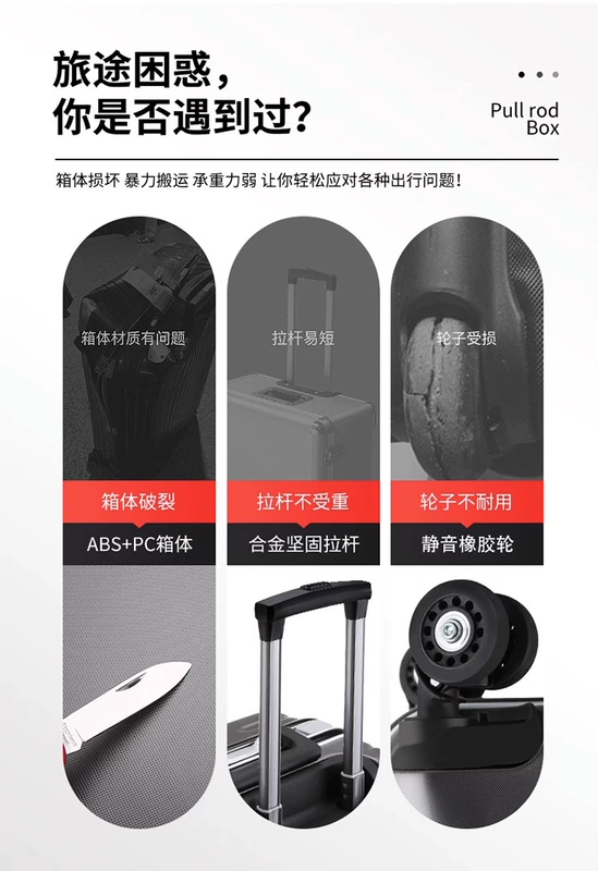 Vali Nhập Khẩu Đức Vali Khung Nhôm Xe Đẩy 20 Inch Hộp Bánh Xe Đa Năng 24 Inch Nam Nữ Lên Máy Bay Mật Khẩu Vali vali xịn vali du lịch hãng nào tốt