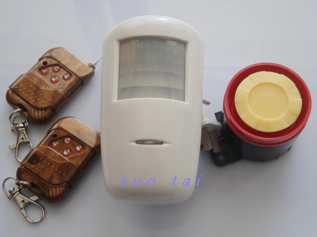 Super loud wireless remote control infrared burglar alarm home shop burglar alarm human body induction siren