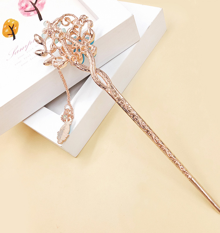 Kẹp tóc cổ điển retro bọ cạp cổ đại hàng ngày nhỏ tươi cổ tiara bước tua phụ nữ Hanfu hoang dã băng đô