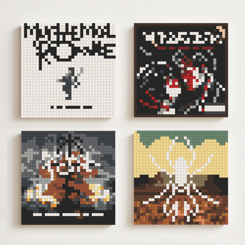 Mcr My Chemical Romance Building Block Album Merchandise Rock Gift