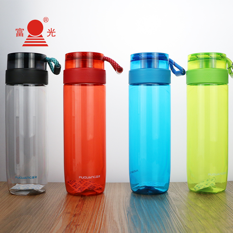 Fuguang 0187 Plastic Cup Large Capacity Creative Student Transparent Leakproof Cup Thickening Custom Print Logo