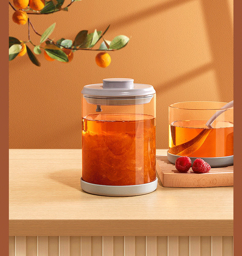 安扣 蜂蜜专用瓶 食品级玻璃密封罐 天猫优惠券折后￥12.8起包邮（￥19.8-7）赠PP密封罐250ml
