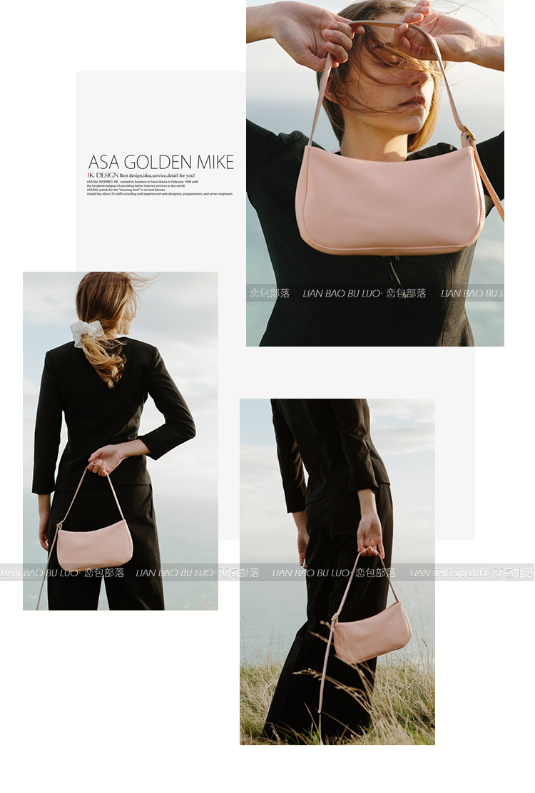 Middle Ages Bag Female 2019 Summer New Niche Design Simple Simple Underarms Oil Wax Túi xách Túi - Túi xách nữ ví pedro nữ chính hãng