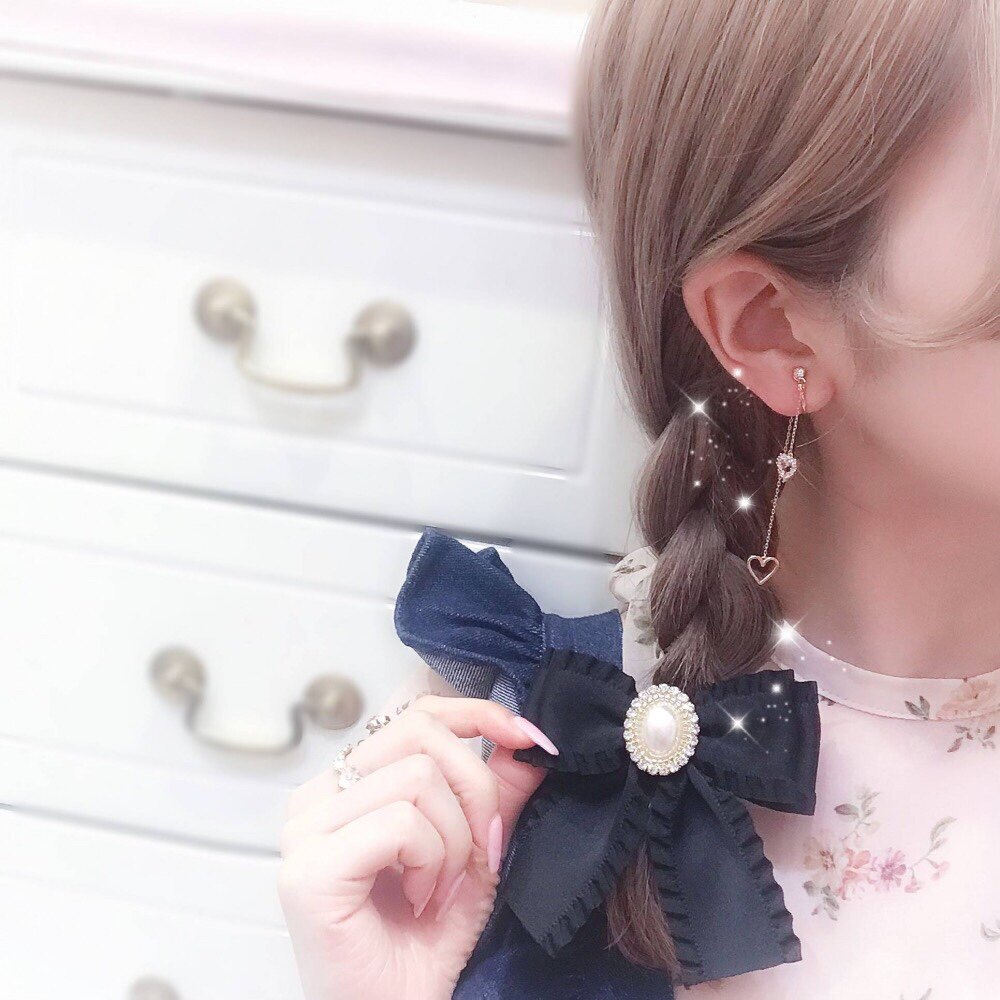 Bag Group Hair Yuka Japan Moca Day Ensemble Cute 100 Hitch Love Pendant Ear Pin Ear Clip