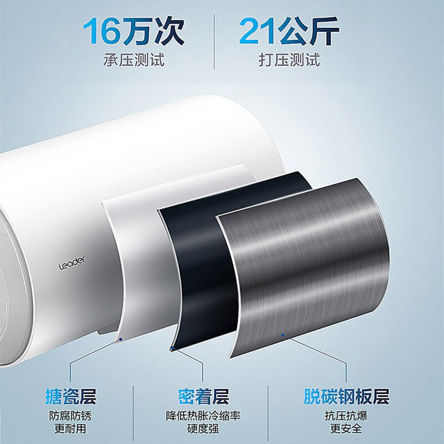 Leader/Commander 40-Liter 1500W Electric Water Heater for Home Use, Storage Type Les40H-Lc(1), Produced by Haier