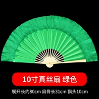 Десятидюймовый тестовый тест Специальный вентилятор с двусторонним шелком (зеленая правая рука)