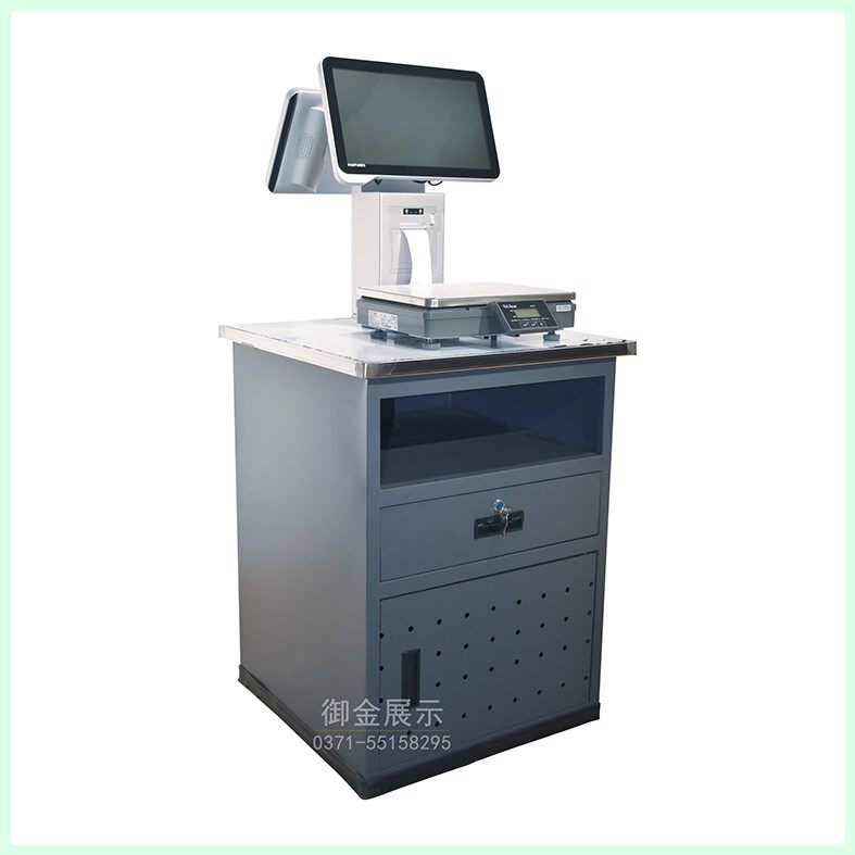 Supermarket weighing table weighing table custom supermarket fruit convenience store wooden weighing center supermarket equipment