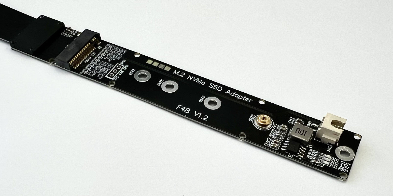 Câble Extension NVME M-Key Vers SFF-8654 Cablecc 40cm - SSD 2280/22110