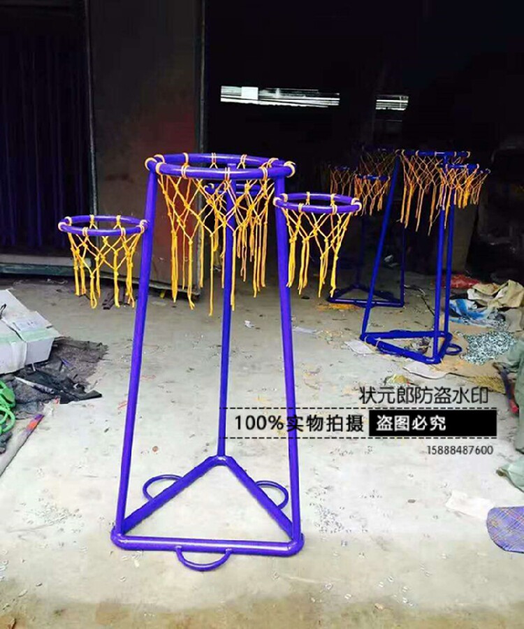 New Triangle Shaped Basketball Stands Multidirectional Throw Basket children Puzzle Fitness Pitching Basketball Box Kindergarten Outdoor Toys