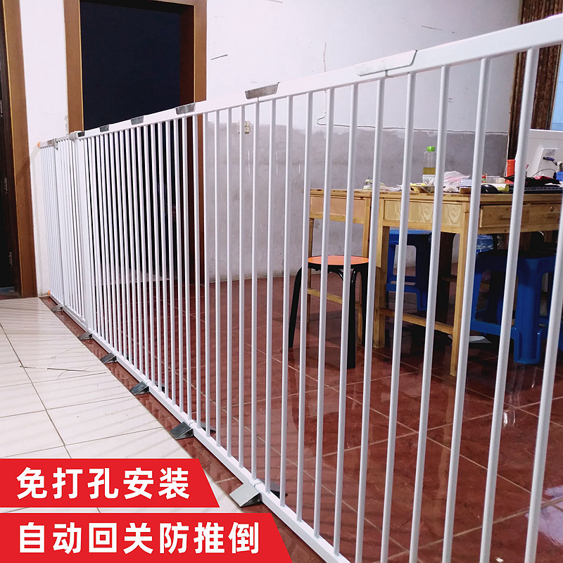 Extended Pet Fence Balcony Cat and Dog Isolation Barrier Small and Large Dog Fence Cage Indoor Golden Retriever Anti-Jump Gate