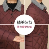 Пуховик для матери, короткая демисезонная куртка с пухом, коллекция 2021, для среднего возраста